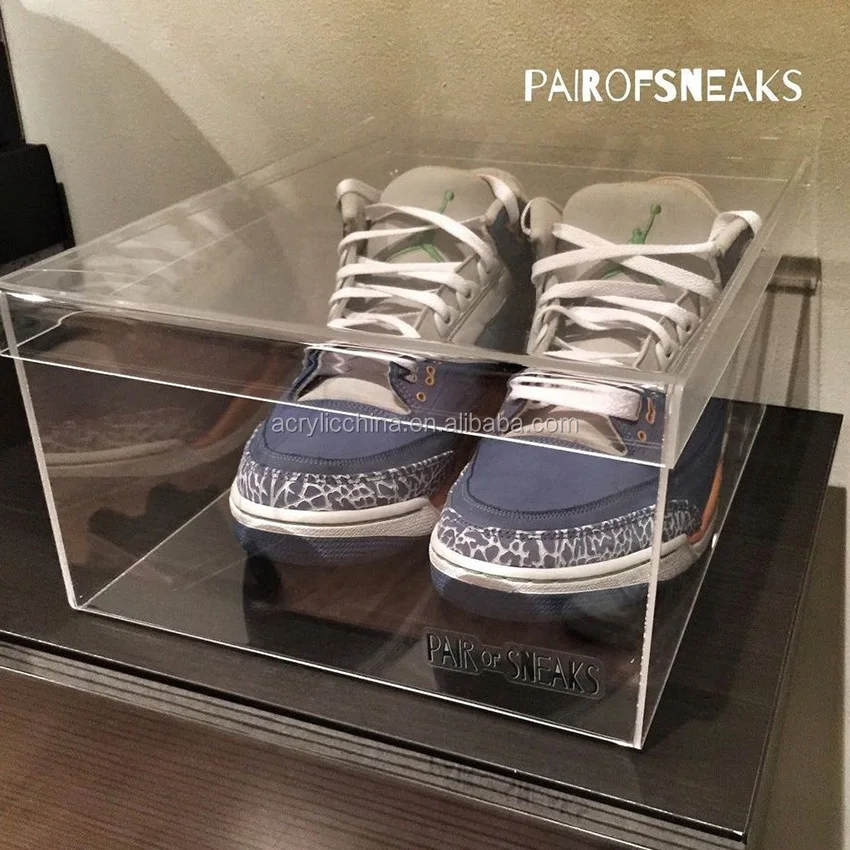 Stocked Glass Shoe Boxes,Storage Glass Acrylic Shoe Boxes Buy Shoe