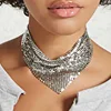 2017 Top Fashion Sexy Collar Sparkle Glitter Necklace Neck summer scarf New Design women Sequined Scarf Choker Necklace