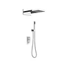 Stainless steel Dual Function Rainfall Shower head Shower Concealed shower set