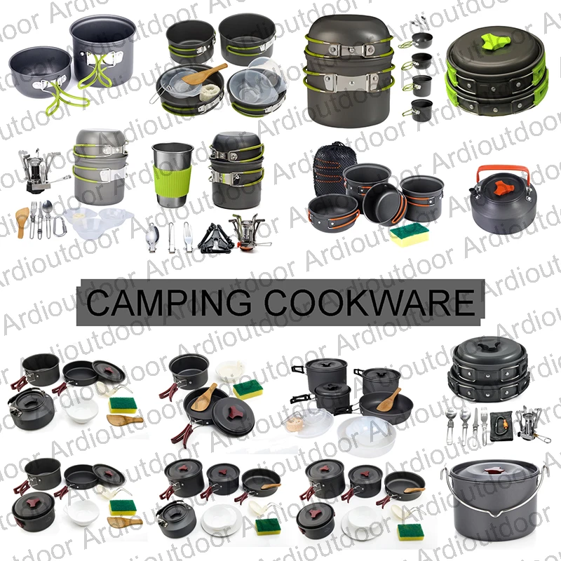 Houssem Clip de casserole de camping Anti-brûlure Pince pour soulever le camping et la randonnée