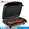 hotsale portable stainless steel kitchen helper multi cooker pizza/panini/waffle/sandwich teppanyaki BBQ electric indoor griller