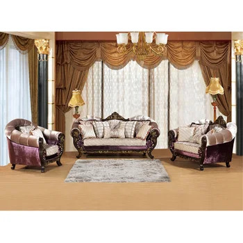 S2199 Foshan Shunde Furniture Sofa Handmade Wooden Carved Frame S2199 Foshan Shunde Furniture Sofa Handmade Wooden Carved Frame Turkish Set