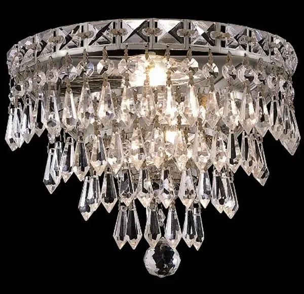 China Crystal Led Lighting Fittings Sri Lanka Chrome Crystal Wall Lamp