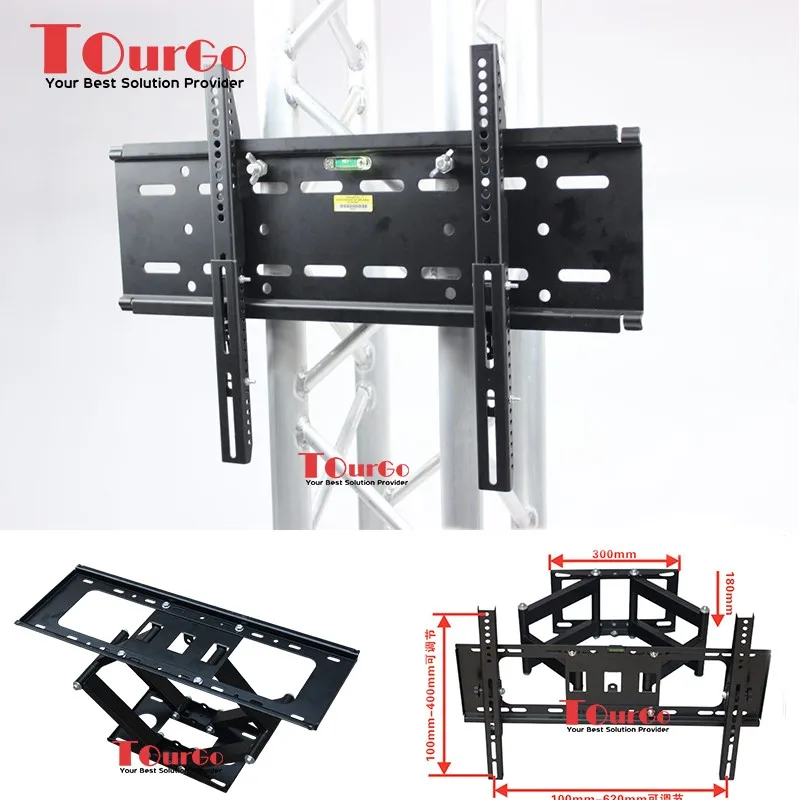 2m 6.56 Ft Tall Aluminum Truss Tv Stand For 50 Inch ...