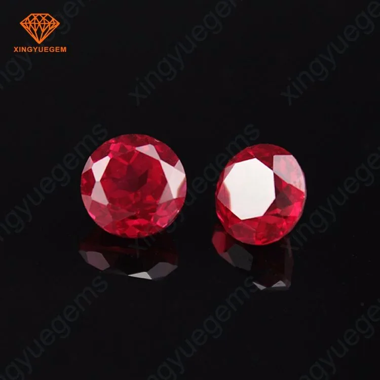 Hot Sale 5# Round Shape Ruby Price Per Carat Ruby Stone - Buy 5#ruby