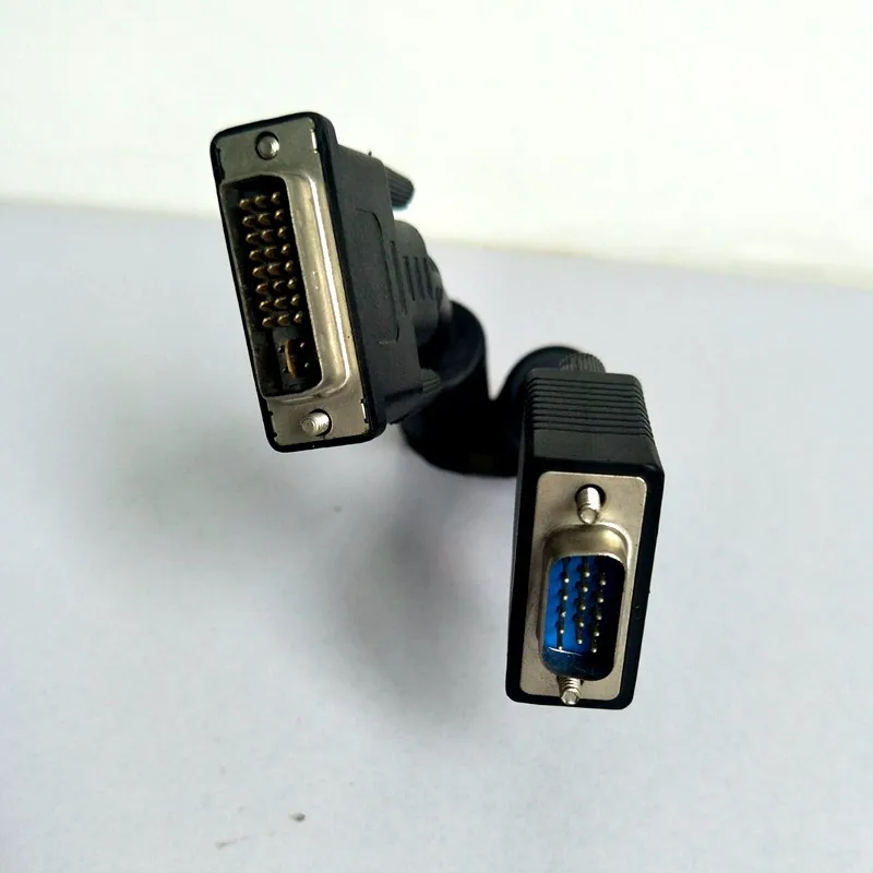Wholesales Dvi To Vga Line Dvid Dual Link 24+5 Pin Male/ Hd15 Male Cables Buy Dvi To Vga,Dvi