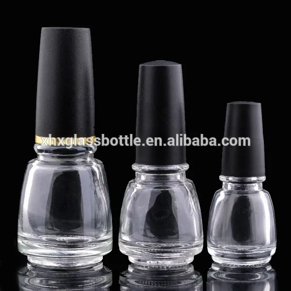 Wholesale Custom 10ml 12ml 15ml Round Shape Nail Polish Glass Bottle