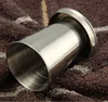 hot Telescopic Collapsible Stainless Steel Shot Glass Key Ring Stainless Steel Cup