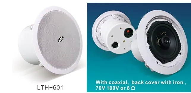 8 Inch Pa Coaxial Ceiling Speaker With Back Cover Buy Coaxial