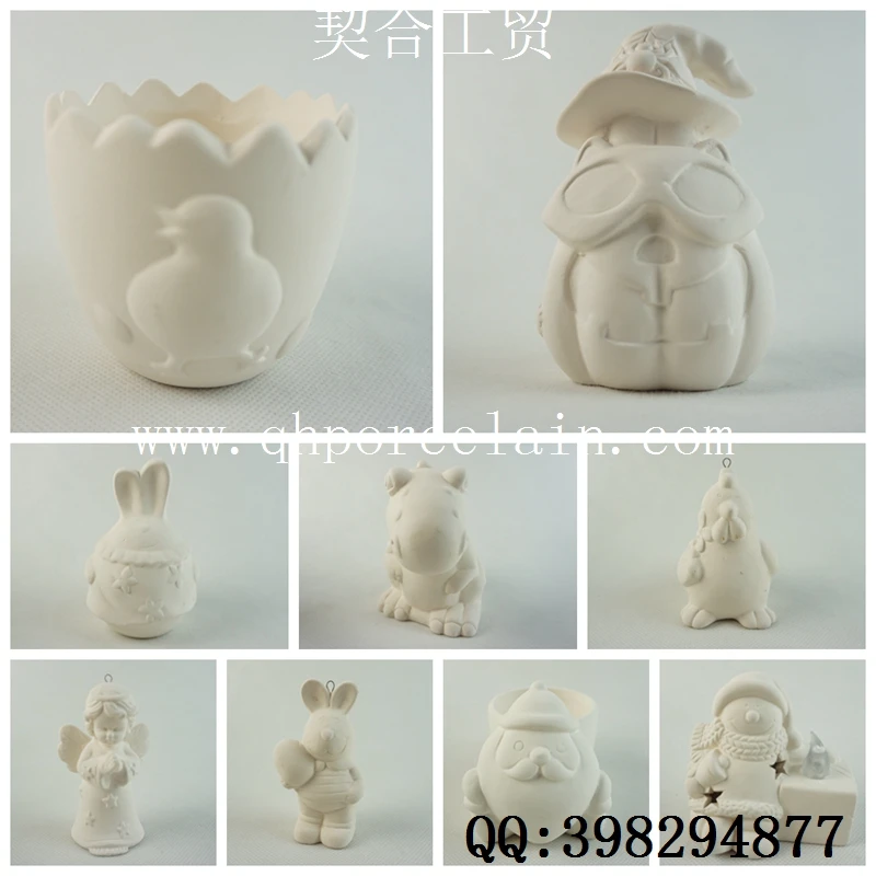 Wholesale Diy Ceramic Coin Piggy Bank Unpainted Ceramic Bisque For Kids