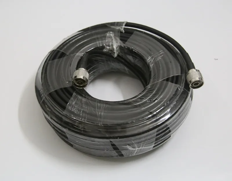 Rg6 20meters Low Loss Coaxial Cable 50ohm N Male To N Male Connector