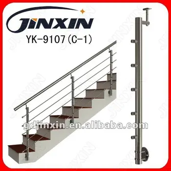 High Quality Stainless Steel Interior Stair Railings Yk 9107 Buy Steel Stair Hand Railing Steel Stair Hand Railing Stainless Steel Balcony Railing