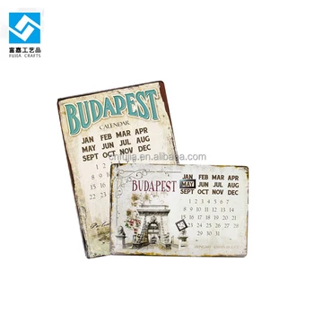 Perpetual Metal Calendar Hanging Wall With Magnet Perpetual Metal Calendar Hanging Wall With Magnet Tin Magnetic Board