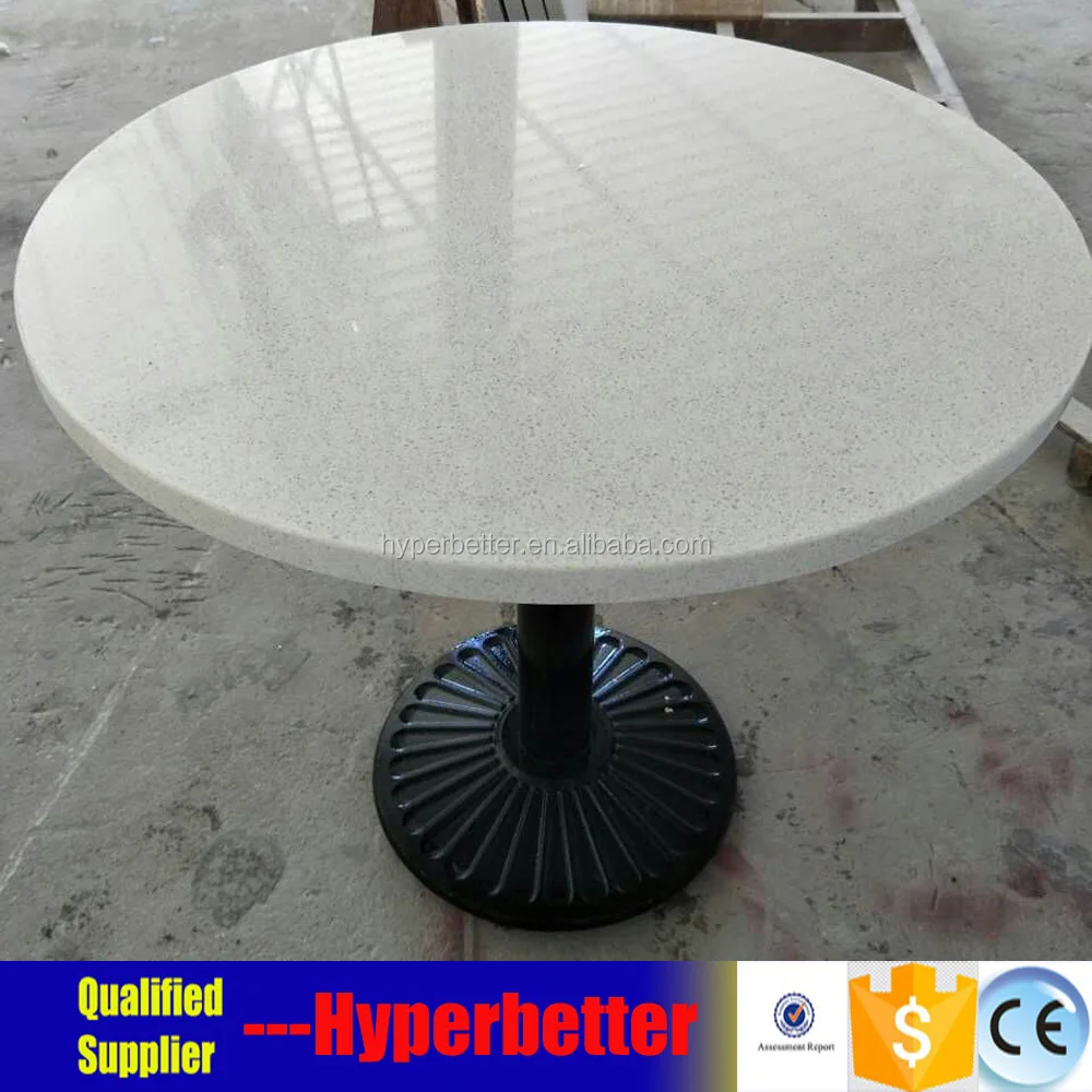 White Quartz Table Top Square With Wrought Iron Table Leg Buy Quartz