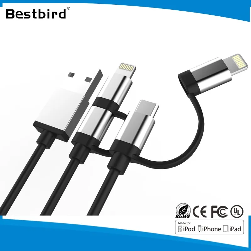 Hlt Nylon Macro Double Sided Mini Usb Cable Buy Double Sided Mini Usb