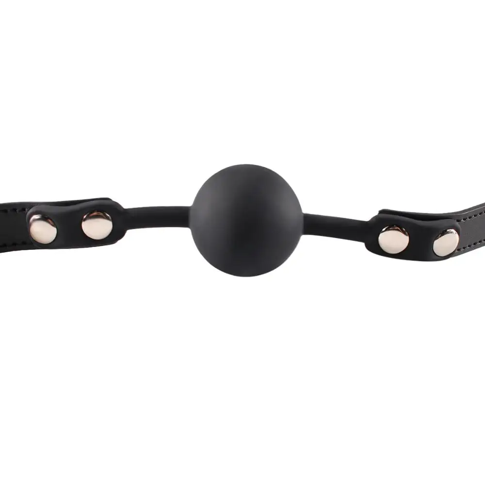  Ball Gag Silicone Black by HappyNHealthy : Health & Household