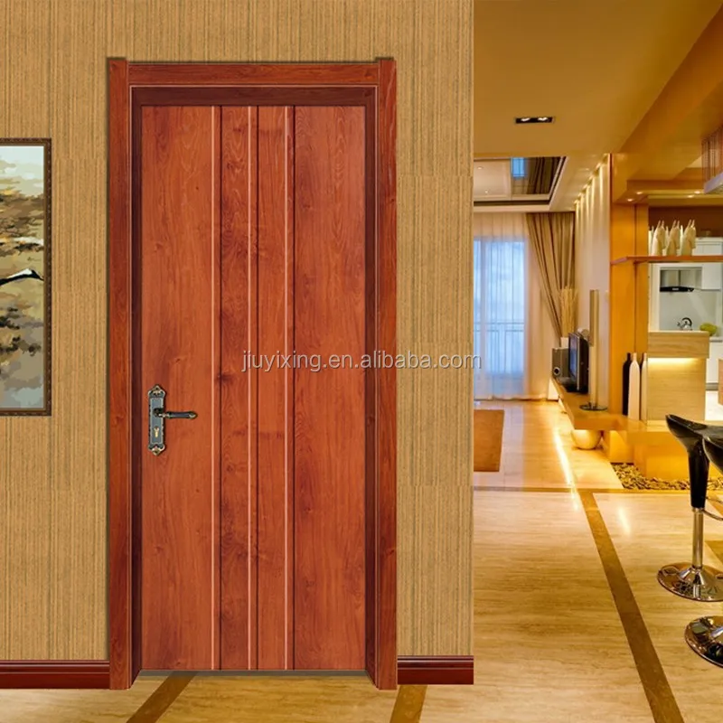 China Supplier Damp Proof Readymade Wooden Flush Doors Price With