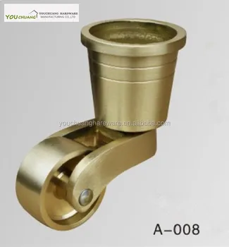 Round Br Caster Wheel Sofa Legs Round Br Caster Wheel Sofa Legs