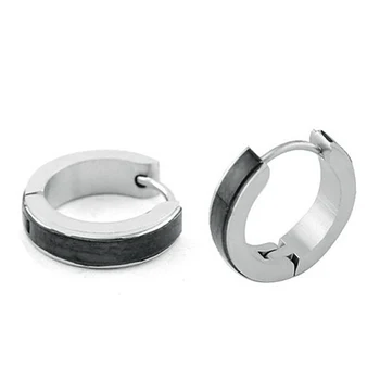 Fashion Stainless Steel Men S Earrings Mens Black Drop Fashion Stainless Steel Men S Earrings Mens Black Drop