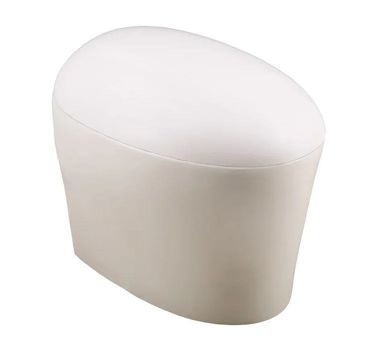 One piece  luxury hygiene warm water tankless sensor smart toilet