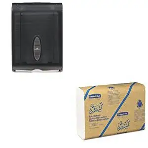 KITGEP5665001KIM01807 - Value Kit - Kimberly Clark 01807 Scott 100% Recycled Fiber Multi-Fold Towels (KIM01807) and GP 566-50/01 Translucent Smoke Combination C-Fold or Multifold Paper Towel Dispenser (GEP5665001)