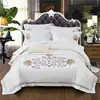 Luxury five-star hotel embroidered bedding down quilt cover set jacquard