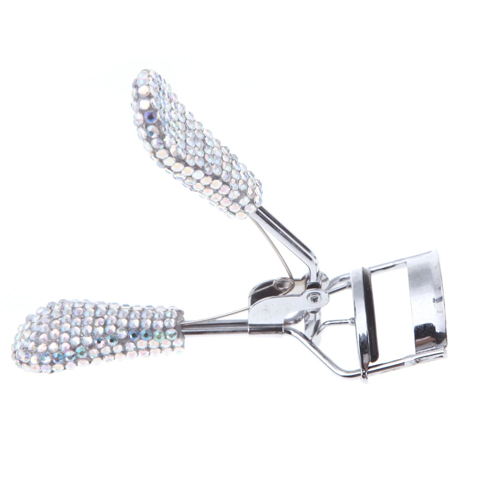 Wholesale Private Label Diamond Rhinestone Eyelash Curler Rhinestone
