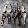 Factory various styles high quality matte glazed ceramic tableware tools wholesale porcelain spoon