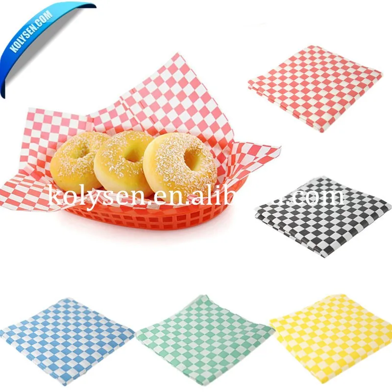 greaseproof paper with printed used for wrapping sandwich