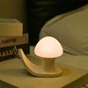 Interesting kids led table lamp baby snail house shape night light with touch switch