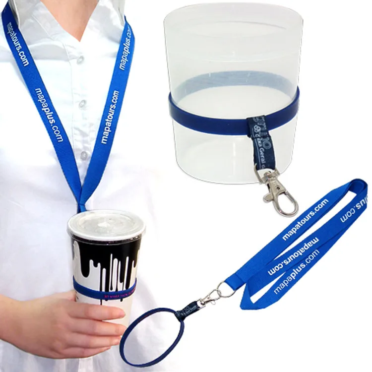 For Party Nylon Water Bottle/cup Holder Lanyard / Plastic Cup Holder Neck Strap Buy Water