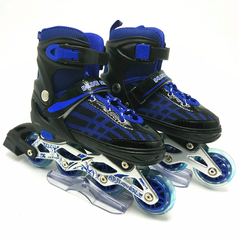 4 Wheels Retractable Quad Roller Skate Adjustable Pvc Wheel Roller Skates Wholesale Rollerblade