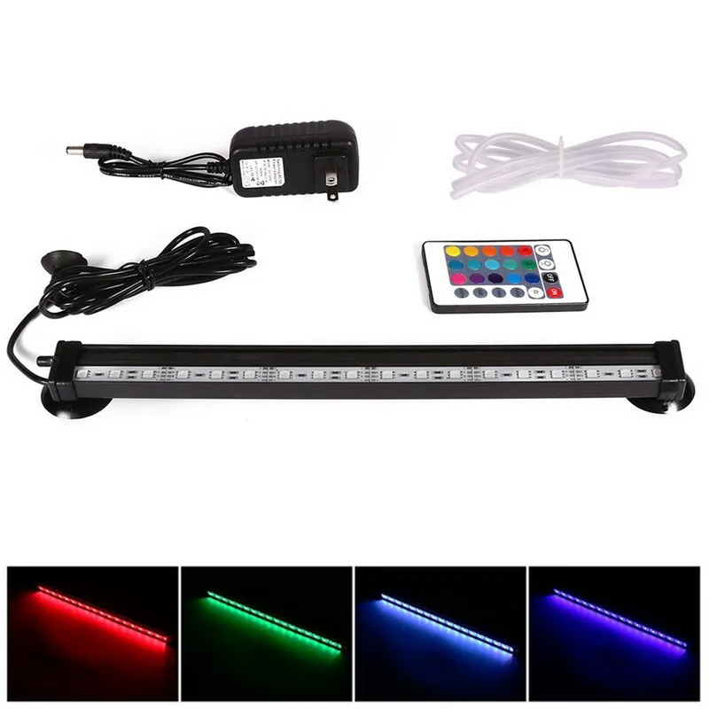 Afstandsbediening Rgb Kleurrijke Luchtbel Led Aquarium Licht ... Afstandsbediening Rgb Kleurrijke Luchtbel Led Aquarium Licht ...