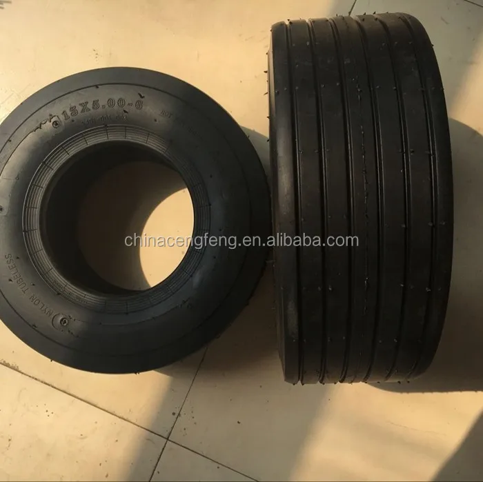 Garden Commercial Lawn Mower Tubeless Rubber Tire 13x5.006 Pneumatic