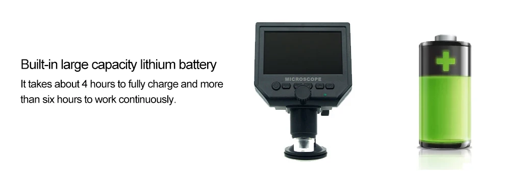 600X Digital Microscope 4.3" LCD USB Mini microscopio Video Camera Recorder HD 3.6 Mega Pixel with 1080P/720P/VGA Wide Usage