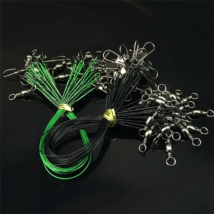 Youme Hot Sale Stainless Steel Coated Fishing Trace Lure Wire Spinner