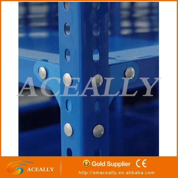 Galvanized Perforated Slotted Angle Dexion Shelving Used Brackets