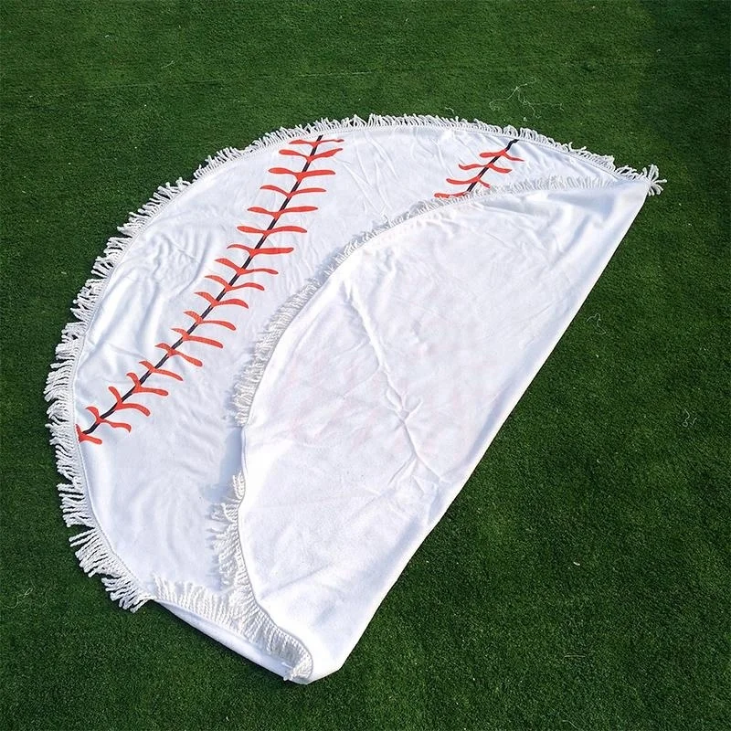 Wholesale Personalized Microfiber Monogrammed Round Softball Beach