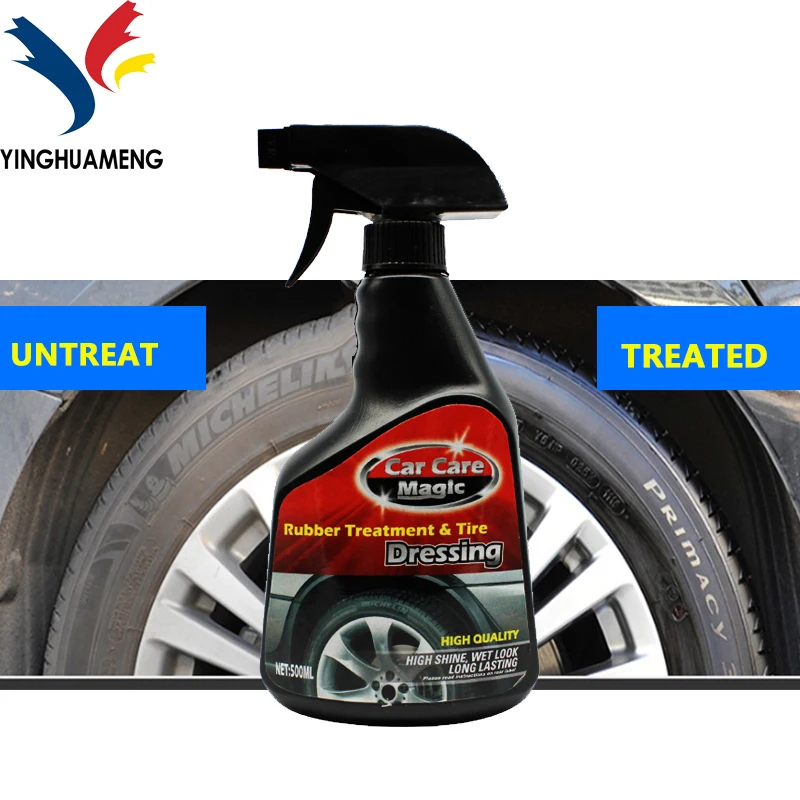 Tyre Dressing Spray Silicone Oil For Tyre Shine Tyre Polish Liquid