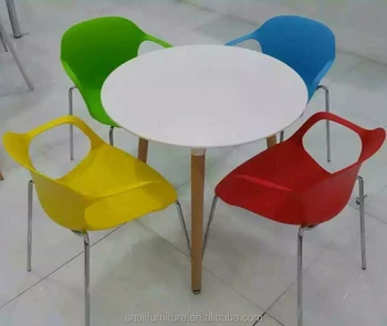 Modern Plastic Dining Table And Chair Set Round Modern Plastic Dining Table And Chair Set Round
