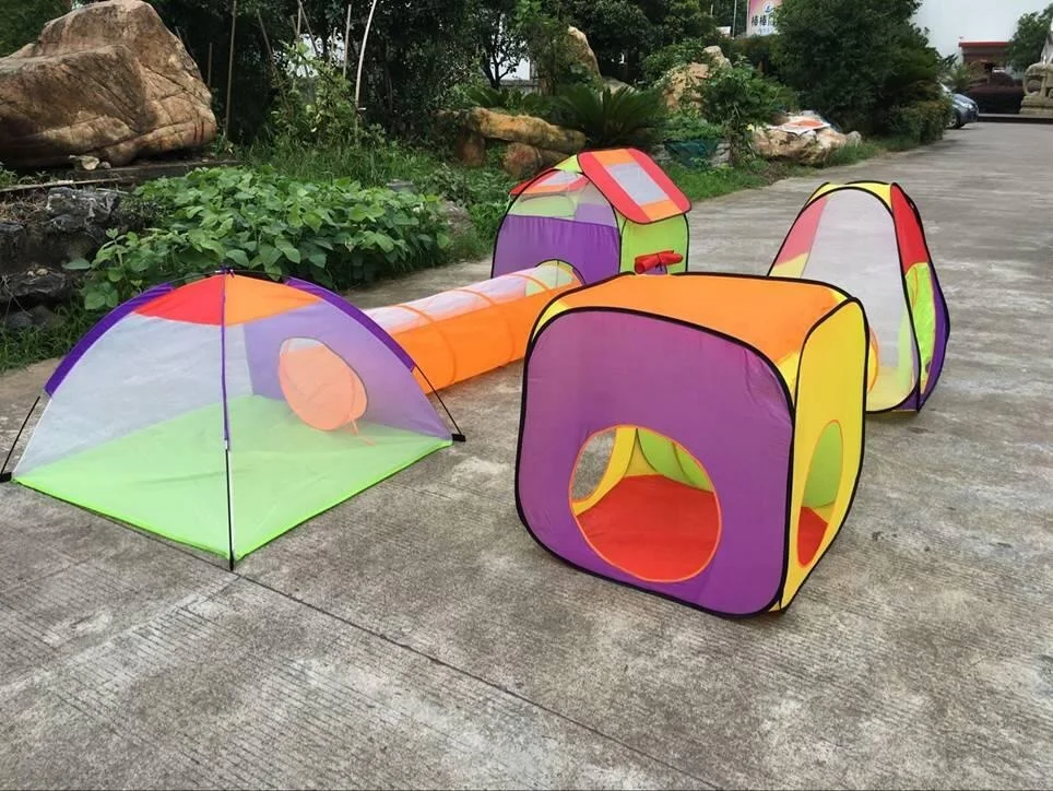 Aioiai Pop Up Spiel Zelt Mit Tunnel Kinder Kinder Spielen Zelt Und