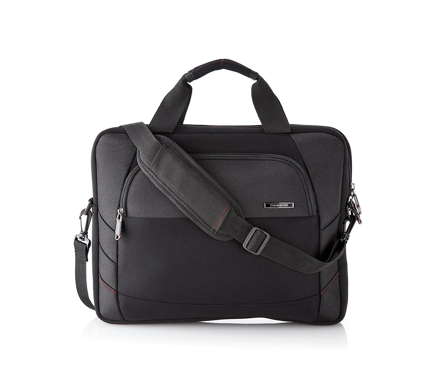 black samsonite briefcase