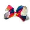 Free Samples Extra Big Vivid Rainbow Jojo custom made printed grosgrain ribbon bow