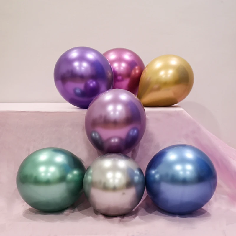 Party Wedding High Quality Metal Balloon Colorful Peal Metallic