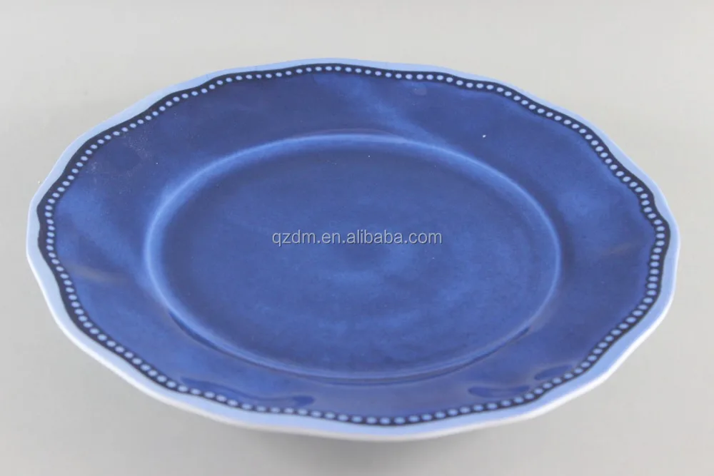 Imitation Porcelain Melamine Plate 11 Inch