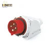 Ip44 Ip67 16A 32A 5P Electrical Coupler 63 Amp Industrial Power Blue Waterproof Plug Socket And Connector Receptacle