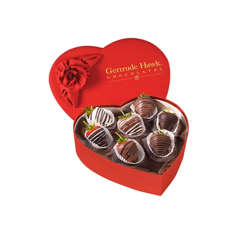 heart shaped chocolate box