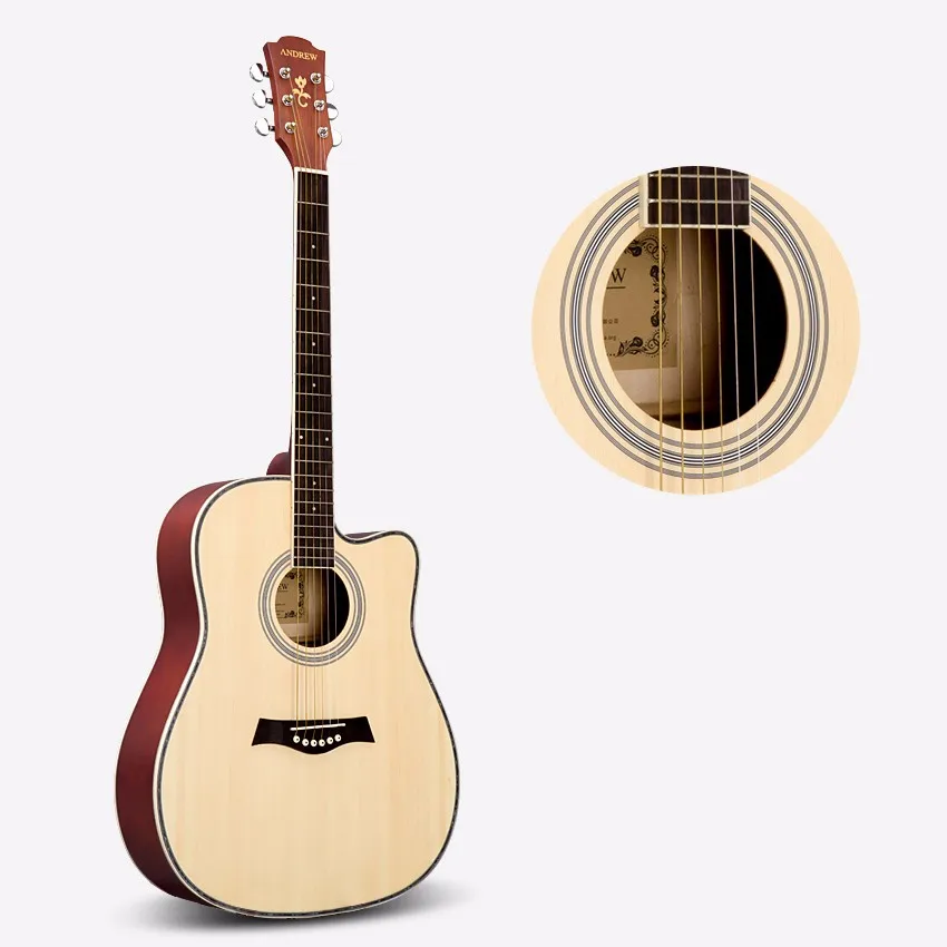 41inch Spruce Basswood Student Adult Guitar Buy Student Adult Guitar