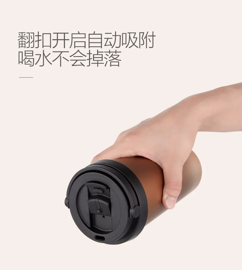  500ML Stainless Steel Beer Mug With Lid