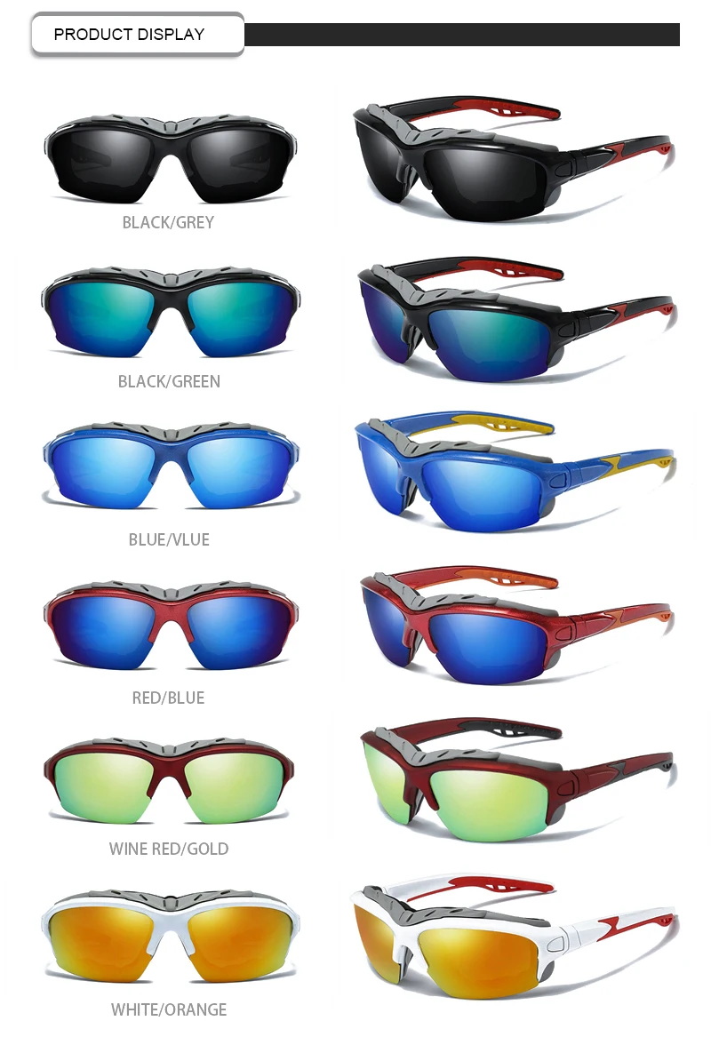 Fuqian eyewear cycling driving eyeglasses polarized men women sports sunglasses